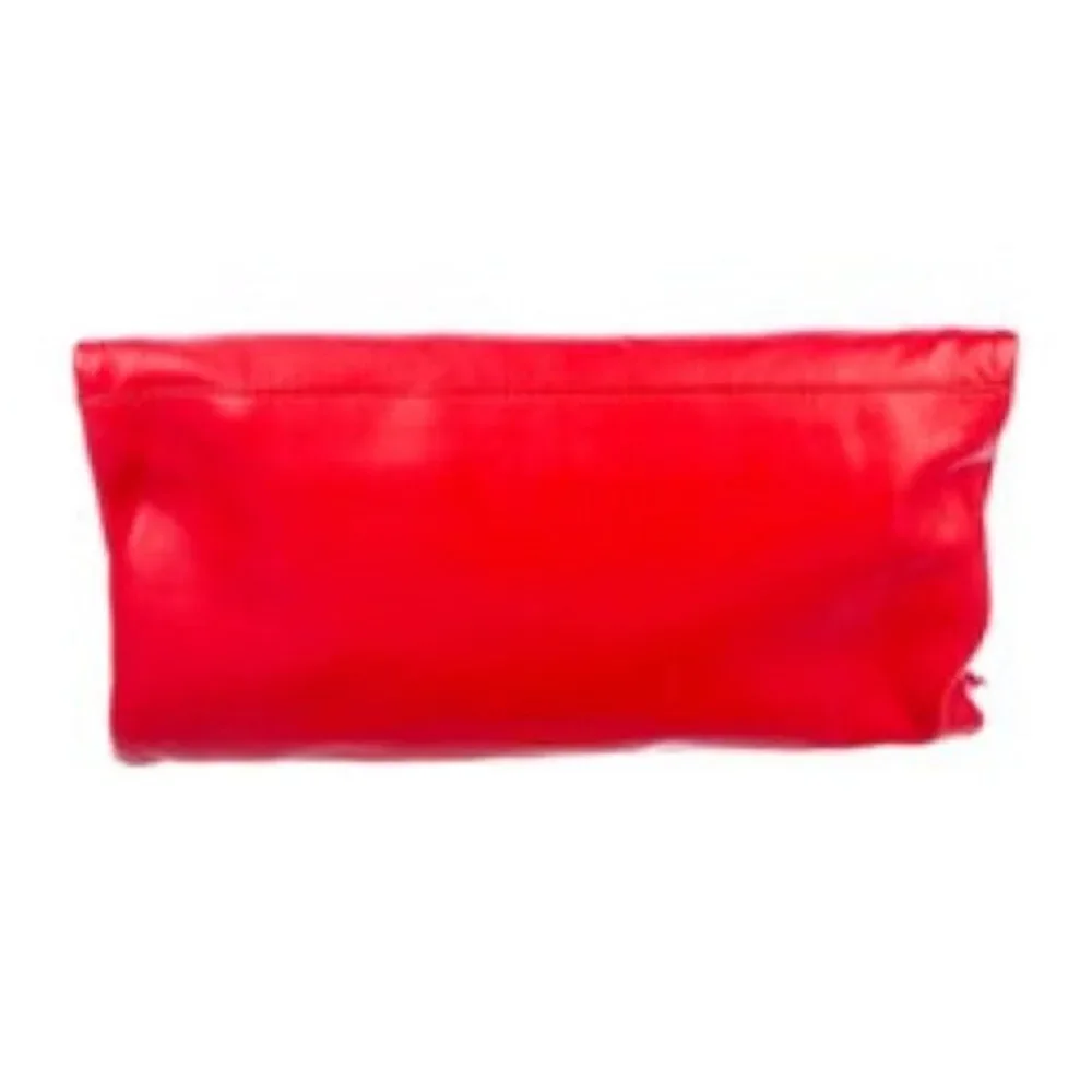 India Hicks Carmen Clutch - Red - NEW